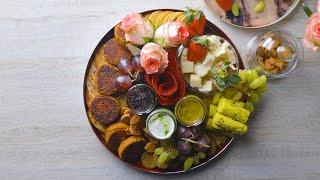 How to Make an Indian Charcuterie Board  Lachha Paratha Kebabs Khandvi and more popular Snacks