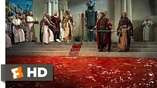 The Ten Commandments 310 Movie CLIP - Moses Turns Water Into Blood 1956 HD
