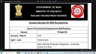 RRB  ANNUAL CALENDAR  Suresh IAS Academy