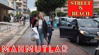 mahmutlar alanya walking tour 2021  mahmutlar barbaros street antalya turkey travel holiday