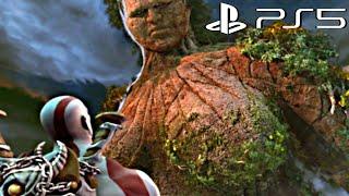 God of War PS5 GAIA TITAN Boss Fight Kratos Kills Gaia Mother of Titans PS5 Remaster 4K Ultra HD