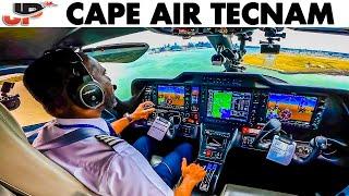 Cape Air Tecnam P2012 Cockpit from Boston to 5 New England Airports