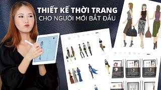 Thiết kế thời trang cho người mới bắt đầu siêu đơn giản bằng APP điện thoại  From Sue