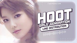 HOOT Japanese Ver. - Girls’ Generation 少女時代  Line Distribution