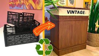 SUPER IDEAS WITH PLASTIC FRUIT BOXES  AMAZING  RECYCLING