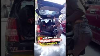 Kaget ‼️ Prank GRANDONG dibagasi mobil cewek cantik paling berani