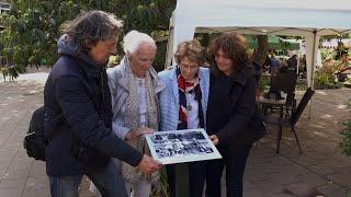 Onthulling gedenkbord Greetje en Jaap Cohen