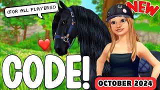 NEW 7  SSO REDEEM CODES - NEW STAR STABLE CODES OCTOBER 2024 - REDEEM CODE STAR STABLE ONLINE