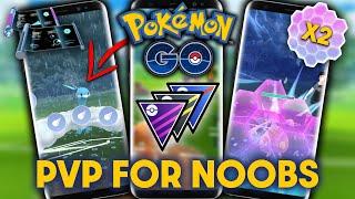 FULL *PVP FOR NOOBS* GUIDE in POKEMON GO  FASTCHARGE MOVES TURNS SHEILDS & SWITCHING EXPLAINED