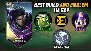 FINALLY ALUCARD NEW META EXP LANE IS HERE ALUCARD EXP BEST BUILD AND EMBLEM 2024 must try