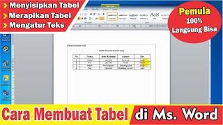 Cara Mudah Membuat Tabel di Word