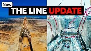 THE LINE  NEOM Latest Construction Update - 2024