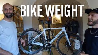 We weighted the bikes in Mallorca Canyon Pinarello Colnago and more all on the scale of truth