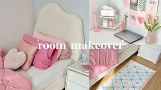 Room Makeoverkamar kost pinterest inspired pink aesthetic⋆˙⟡