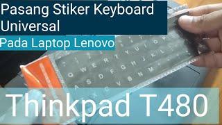 Cara Mudah Pasang Stiker Keyboard Laptop