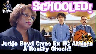 Judge Boyd Teaches High School Athlete A Hard Lesson About Reality