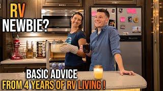 RV LIVING FOR BEGINNERS - The RV Basics You Should Know