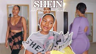 SHEIN ACTIVEWEAR TRY-ON HAUL  first time shopping on Shein honest reviews #blackgirl #curvy