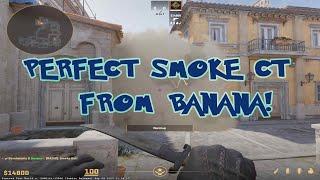 Most OP SMOKE on CT spawn from BANANA Inferno CS2. #cs2 #smokes #inferno