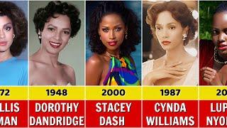 The Most Beautiful Black Actresses Every Year  1930 - 2024