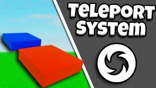 How To Make Teleport Pads In Roblox Studio *No Scripting*