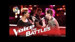 The Voice 2015 Battle - Cassandra Robertson vs Viktor Király - Nobody Knows