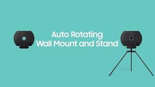 Auto Rotating Wall Mount and Stand How to set up and install  Samsung