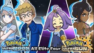 Pokemon UltraSun & UltraMoon - All Elite Four Battles 1080p60