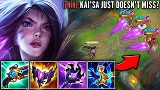 SNIPER KAISA IS A LITERAL CHEAT CODE PRESS W EVERY 1.5 SECONDS 25 KILLS 0 DEATHS