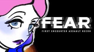 A Woman with ZERO AIM plays a game with lots of shooting...AND GHOSTS F.E.A.R
