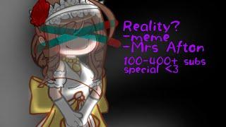 TW  GLITCH EFFECTS◇Reality?memeMrs Afton100-400+ subs special