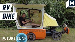 This Solar-Powered RV Bike Lets You Bring Your Bedroom on the Road  Mashable