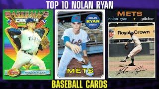 Top 10 Most Valuable Nolan Ryan Baseball Cards $5000+