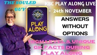 KBC Play Along Live  KBC 15 - 24th November 2023 Episode 75