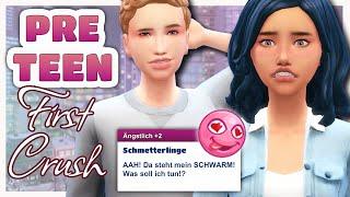 WOW  Kleinere TEENS erste Liebe Pubertät & MEHR │ Sims 4 Pre-Teen Mod & First Crush