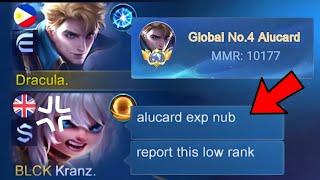 THIS KID UNDERESTIMATE MY ALUCARD THEN SHOWING MY GLOBAL BADGE.....