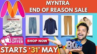  Upcoming Myntra END OF REASON SALE 2024  Myntra Sale offers & Discounts  Best Myntra Sale