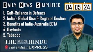 The Hindu & The Indian Express Analysis  04 May 2024  Daily Current Affairs  DNS  UPSC CSE