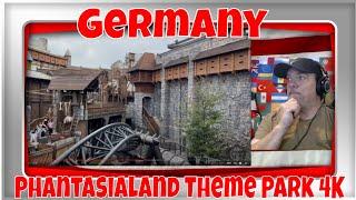 Phantasialand Theme Park 4K Footage - Germany - REACTION
