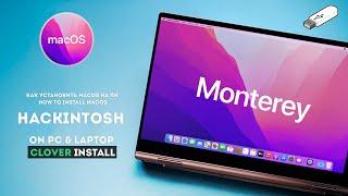 Как установить MacOS Monterey на ПК  How to install MacOS  Hackintosh on PC & Laptop install