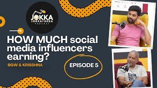 How much social media influencers earning? -  Ep5  Bala Ganapathi William  Sri Krisshna  Podcast