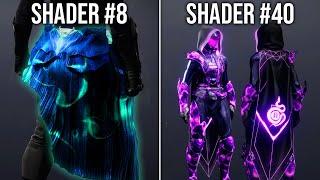 60 UNIQUE Shader Effects & Interactions In Destiny 2