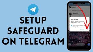 How to Setup Safeguard on Telegram 2024  Telegram Tutorial