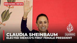 Claudia Sheinbaum elected Mexicos first female president