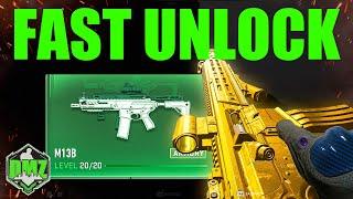 How to FAST UNLOCK M13B Assault Rifle 5 MINUTES EASY in Warzone 2 DMZ SOLO