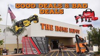 Home Depot Tool Deals Some Good Some Bad Milwaukee Dewalt Rigid