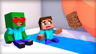 Alex didnt see Steve and Zombie and Despair - minecraft animation