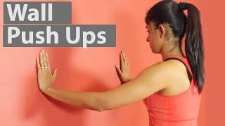 Wall Push Ups For Beginners  How To