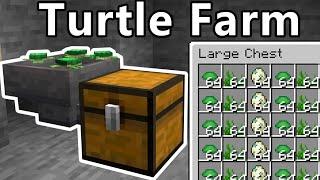 Turtle Farm  Scuet  Shell  Minecraft 1.20