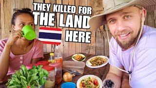 Village Life In Thailand.. How Thai Women Take Care Of Their Man & Stolen Land Story 